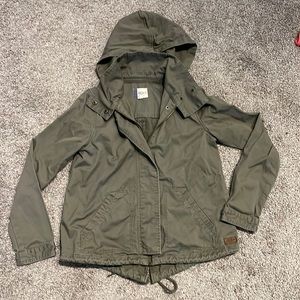 Roxy Cargo Jacket Size S with a Removable Hood